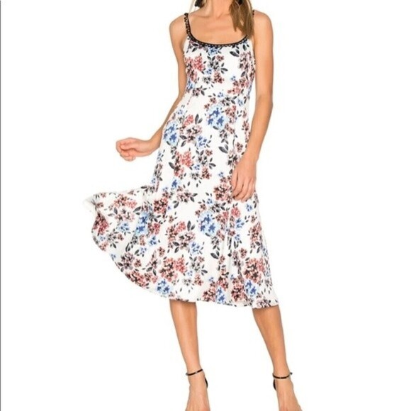 Nbd Secora Japanese Blossom Midi Dress Revolve - Picture 1 of 8